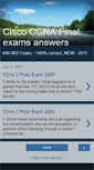 Mobile Screenshot of ccna-final-exams.blogspot.com