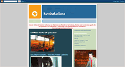 Desktop Screenshot of lakontrakultura.blogspot.com