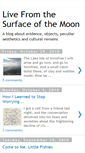 Mobile Screenshot of livefromthesurfaceofthemoon.blogspot.com