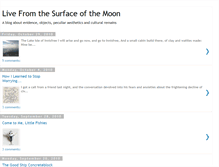 Tablet Screenshot of livefromthesurfaceofthemoon.blogspot.com