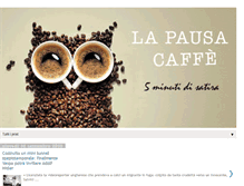 Tablet Screenshot of lapausacaffe.blogspot.com