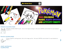 Tablet Screenshot of pokemoncolouring.blogspot.com