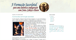 Desktop Screenshot of formacaosacerdotal.blogspot.com