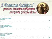 Tablet Screenshot of formacaosacerdotal.blogspot.com
