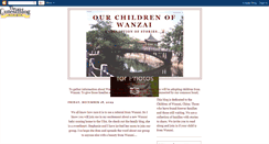 Desktop Screenshot of ourchildrenofwanzai.blogspot.com