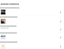 Tablet Screenshot of animate-existence.blogspot.com