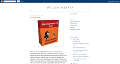 Desktop Screenshot of nulledscripts4u.blogspot.com