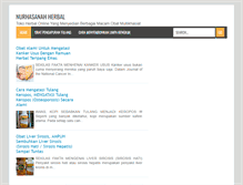 Tablet Screenshot of nurhasanahherbalsite.blogspot.com
