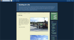 Desktop Screenshot of buildforlife.blogspot.com