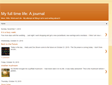 Tablet Screenshot of myfulltimelife.blogspot.com