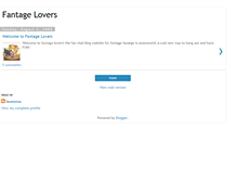 Tablet Screenshot of fantagelovers.blogspot.com