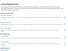 Tablet Screenshot of minoritybusiness.blogspot.com