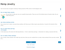 Tablet Screenshot of hempnecklaces.blogspot.com