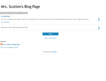 Tablet Screenshot of mrsscotten.blogspot.com
