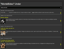 Tablet Screenshot of montevideounder.blogspot.com