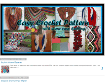 Tablet Screenshot of easycrochetpattern.blogspot.com