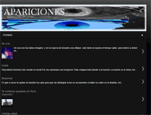 Tablet Screenshot of letrasyotrasapariciones.blogspot.com