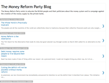 Tablet Screenshot of moneyreformparty.blogspot.com