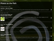 Tablet Screenshot of pilatesonthepath.blogspot.com