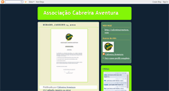 Desktop Screenshot of cabreiraaventura.blogspot.com