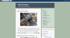 Desktop Screenshot of idoledesjeunes.blogspot.com