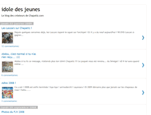 Tablet Screenshot of idoledesjeunes.blogspot.com