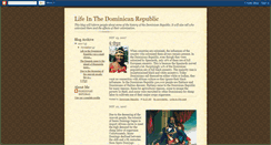 Desktop Screenshot of lifeinthedominicanrepublic.blogspot.com