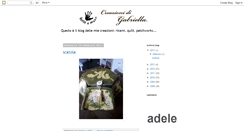 Desktop Screenshot of creazionidigabriella.blogspot.com