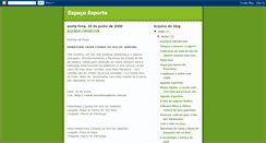 Desktop Screenshot of espacoesporte.blogspot.com