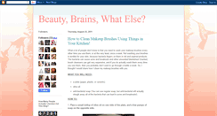 Desktop Screenshot of beautybrainswhatelse.blogspot.com