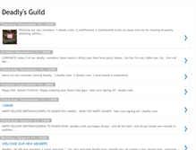 Tablet Screenshot of deadly-family.blogspot.com