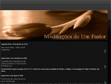 Tablet Screenshot of meditacoesdeumpastor.blogspot.com