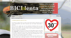 Desktop Screenshot of bicilenta.blogspot.com