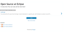 Tablet Screenshot of eclipse-projects.blogspot.com