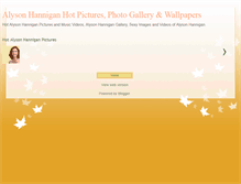 Tablet Screenshot of hotalysonhanniganpics.blogspot.com
