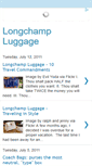 Mobile Screenshot of longchampluggage.blogspot.com