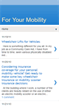 Mobile Screenshot of foryourmobility.blogspot.com
