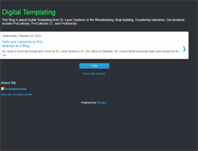 Tablet Screenshot of digitaltemplating.blogspot.com