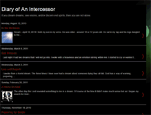 Tablet Screenshot of diaryofanintercessor.blogspot.com