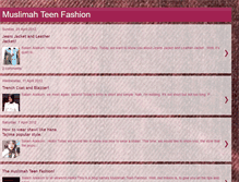 Tablet Screenshot of muslimahteenfashion.blogspot.com