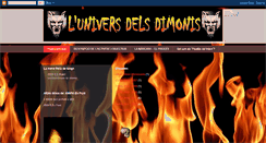 Desktop Screenshot of luniversdelsdimonis.blogspot.com