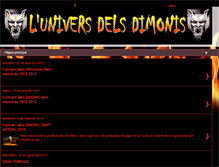 Tablet Screenshot of luniversdelsdimonis.blogspot.com