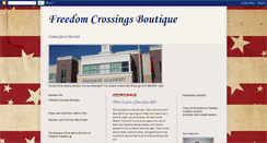 Desktop Screenshot of freedomcrossingsboutique.blogspot.com