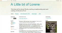 Desktop Screenshot of alittlebitoflorene.blogspot.com