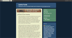 Desktop Screenshot of lakotafunds.blogspot.com