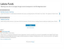 Tablet Screenshot of lakotafunds.blogspot.com