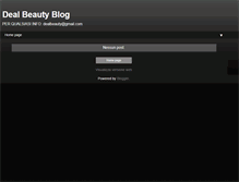 Tablet Screenshot of dealbeauty.blogspot.com