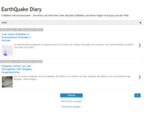 Tablet Screenshot of earthquake-diary.blogspot.com