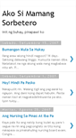 Mobile Screenshot of akosimamangsorbetero.blogspot.com