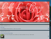 Tablet Screenshot of lovelylittlecottage.blogspot.com